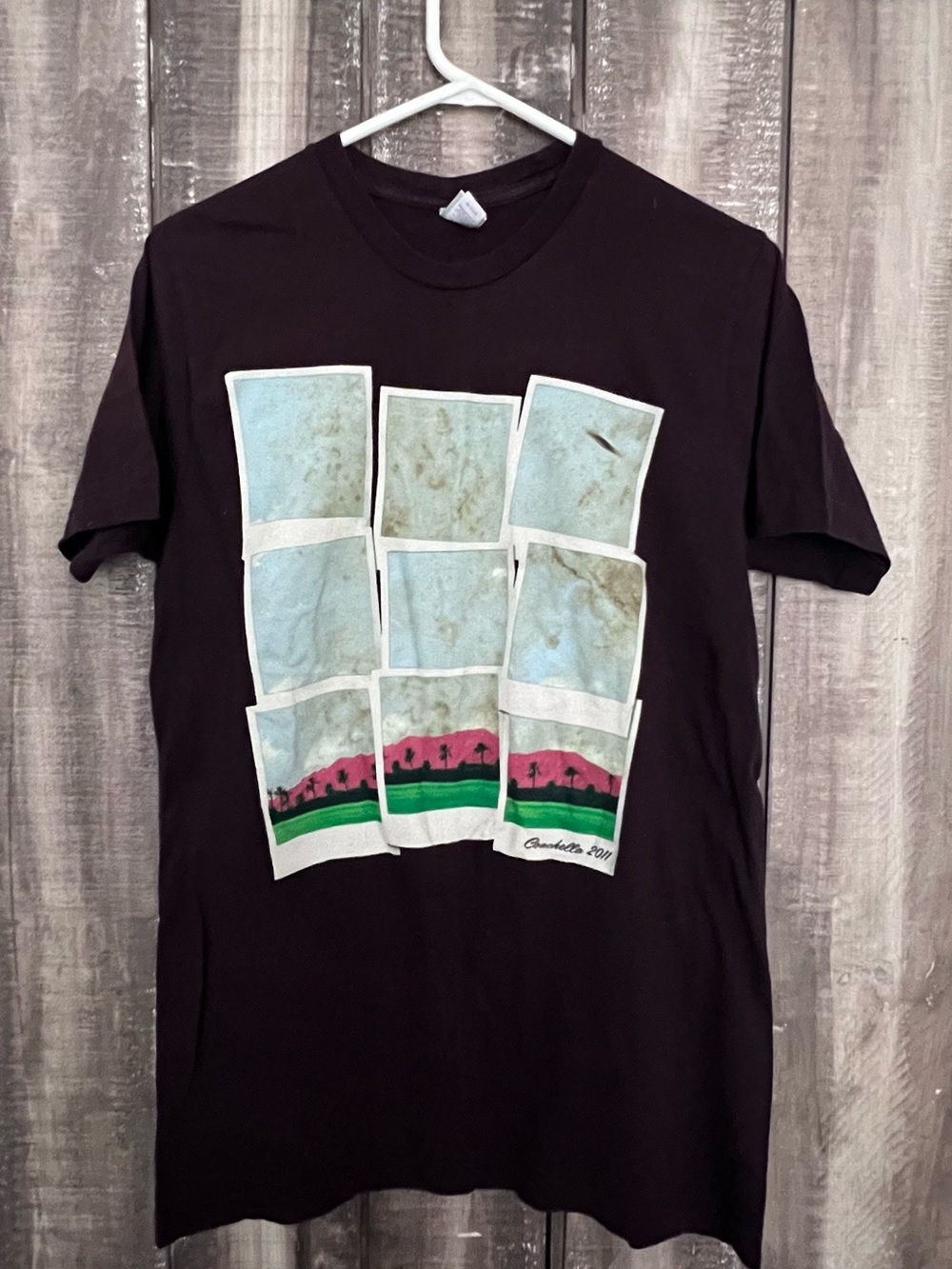 2011 Coachella Short-Sleeve Concert Tee with Band Lineup